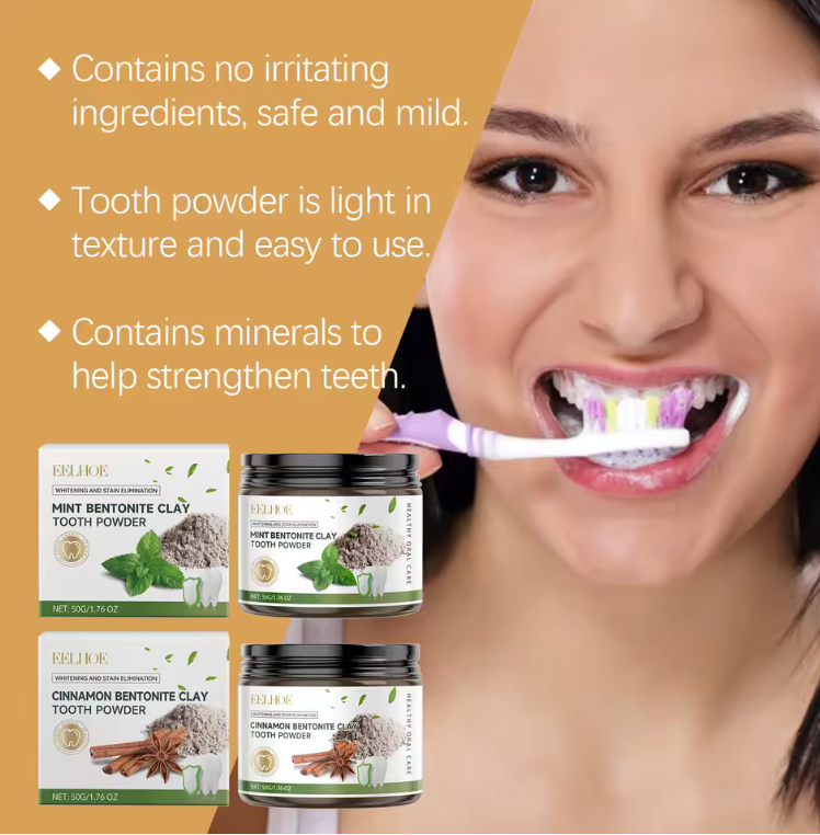 Natural Bentonite Clay Teeth Powder